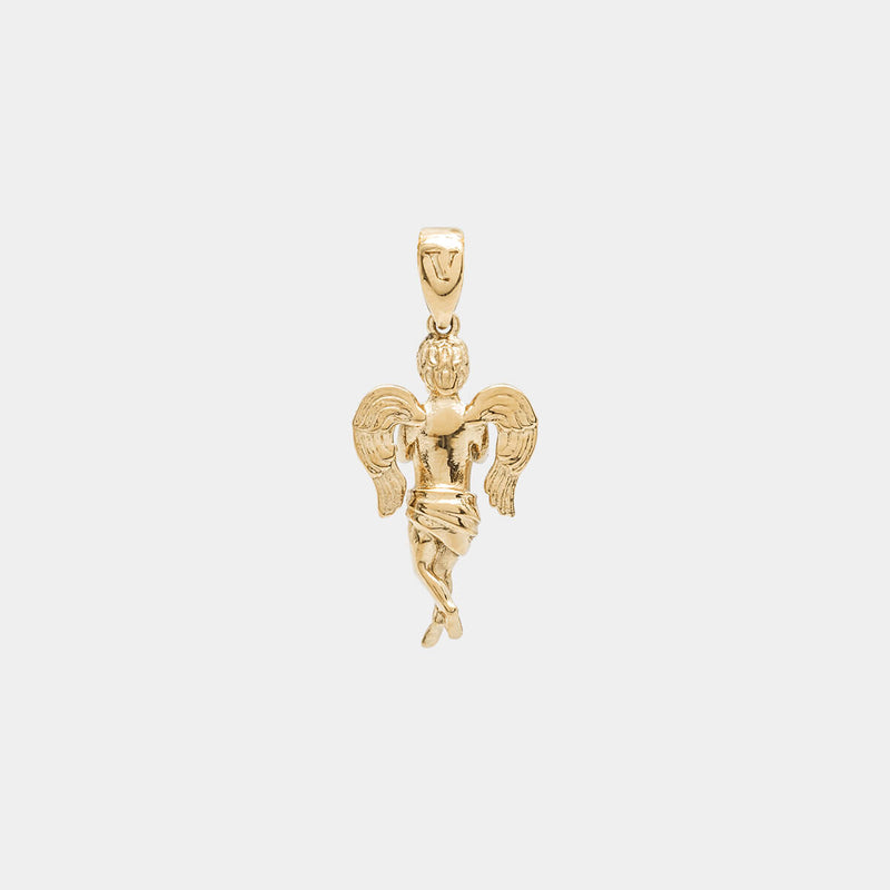 Micro Angel Pendant - Gold