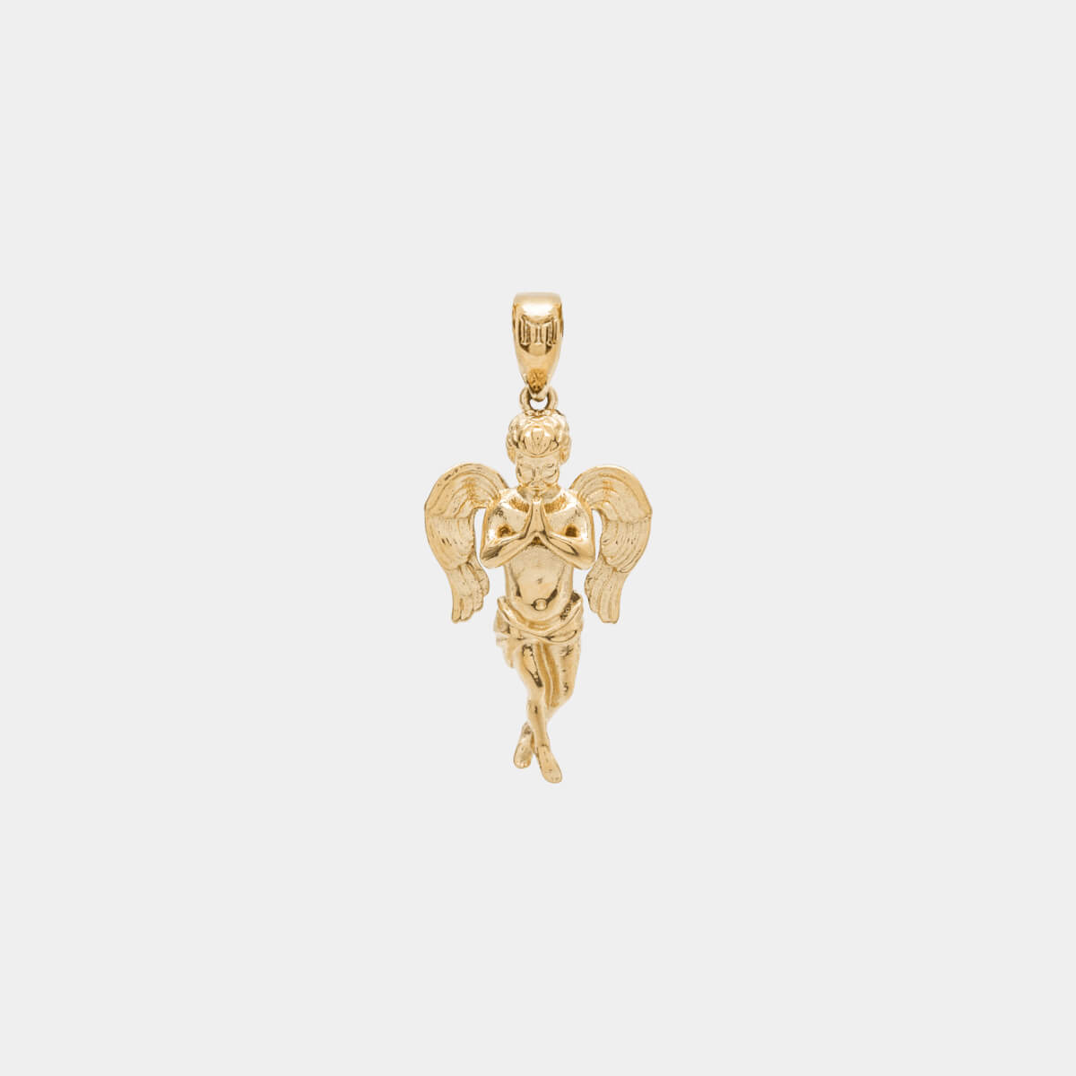 Micro Angel Pendant - Gold - Marcozo