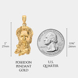 Poseidon Pendant - Gold - Marcozo