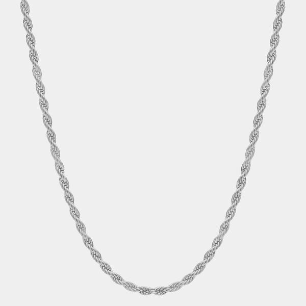 Rope Chain - White Gold