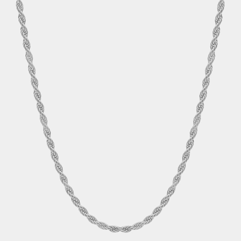 Rope Chain - White Gold