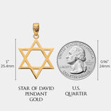 Star of David Pendant - Gold - Marcozo