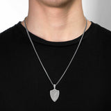 St. Michael Pendant - White Gold - Marcozo