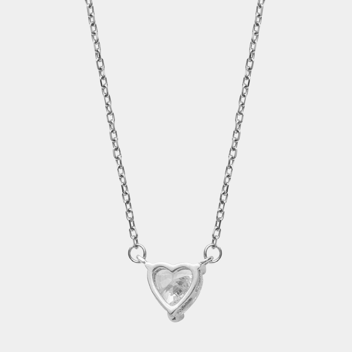 Heart Necklace - White Gold - Marcozo