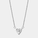 Heart Necklace - White Gold - Marcozo