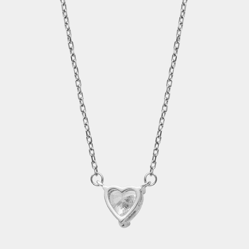 Heart Necklace - White Gold