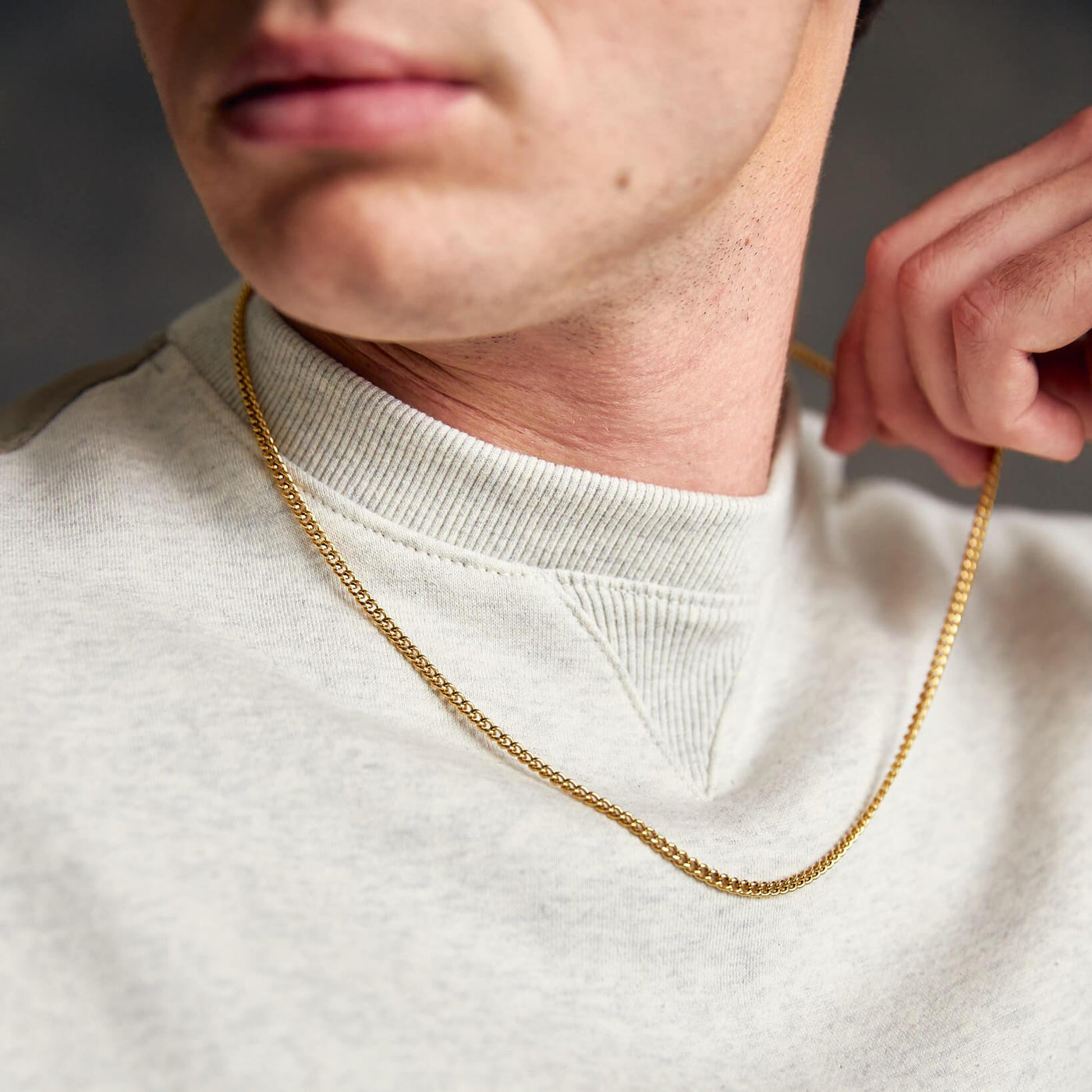 Cuban Link Chain - Gold (3mm) - Marcozo