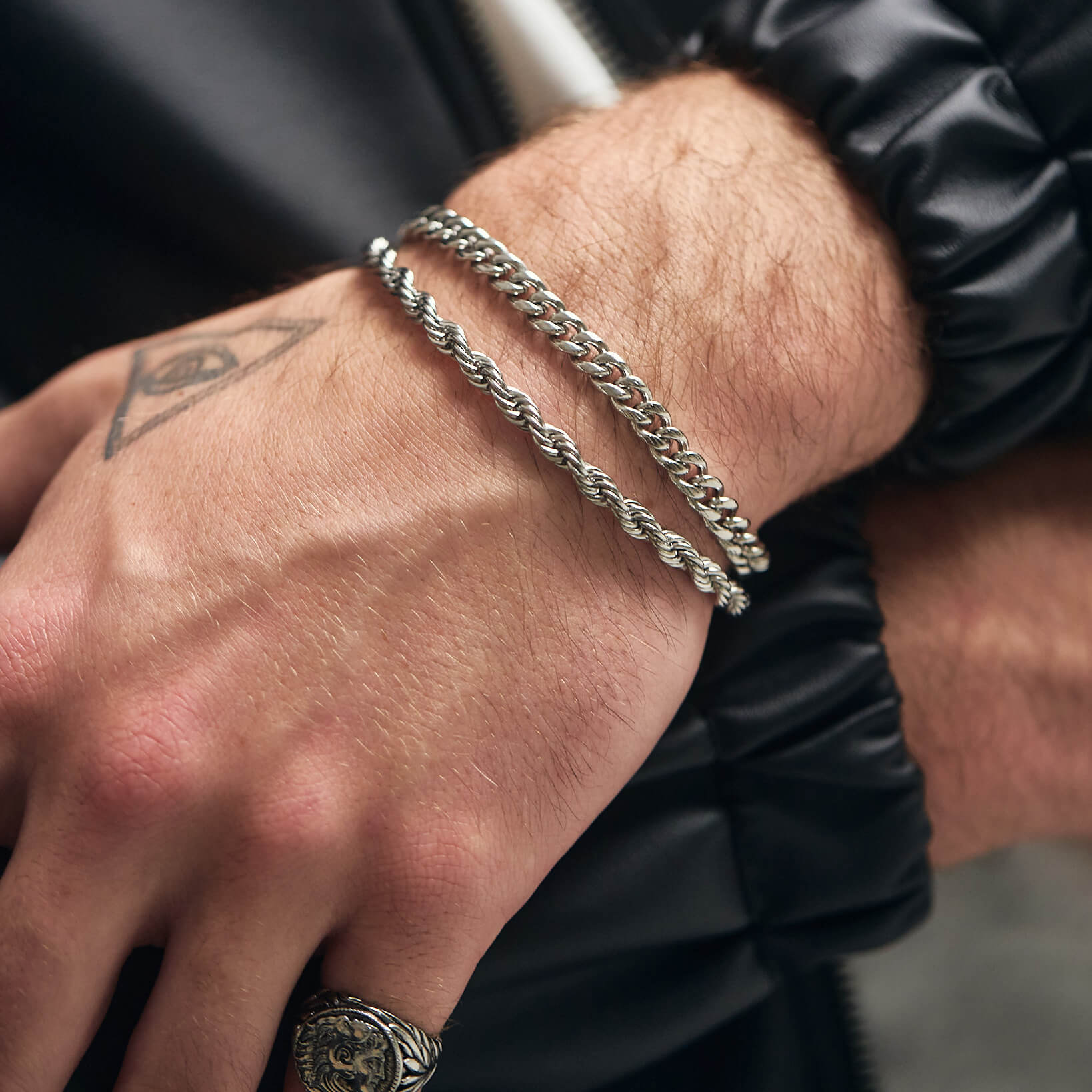 Rope Bracelet - White Gold - Marcozo