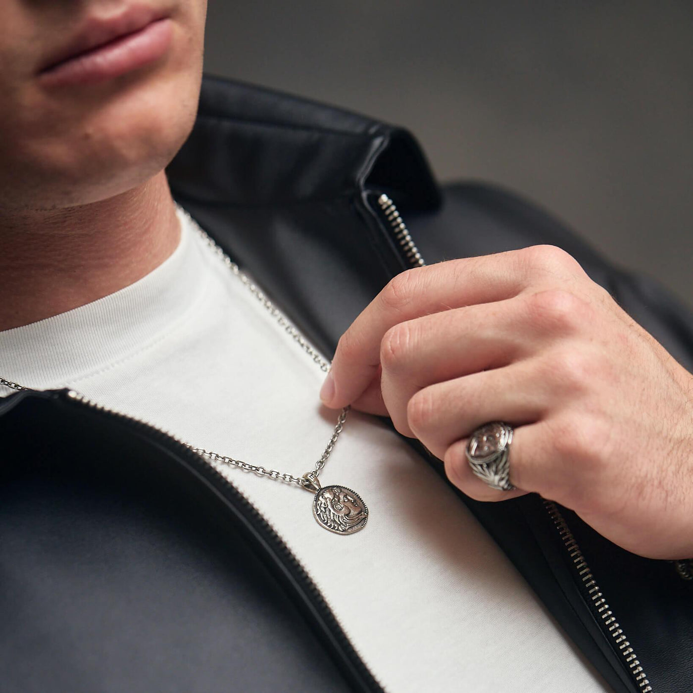 Alexander The Great Ring - Ancient Silver - Marcozo