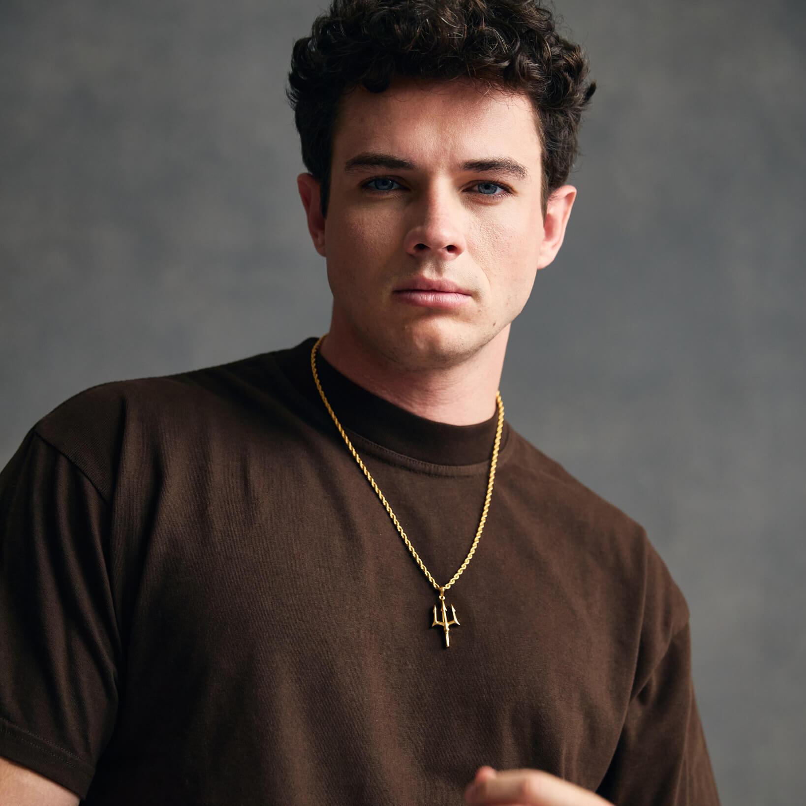 Trident Pendant - Gold - Marcozo