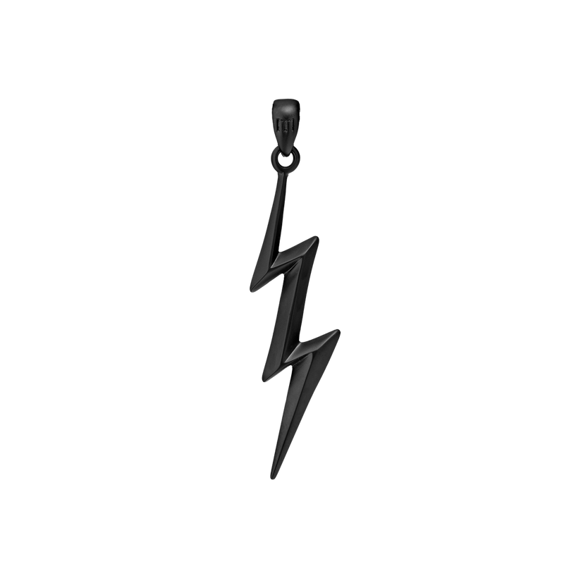 Thunderbolt Pendant - Black