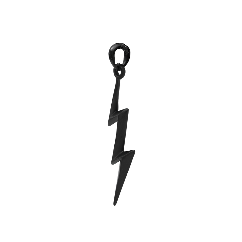 Thunderbolt Pendant - Black