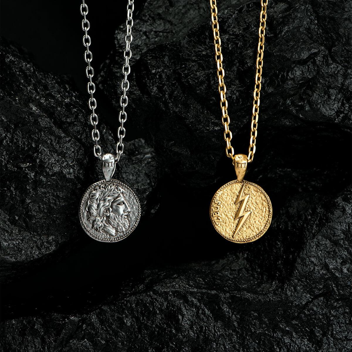 Zeus Pendant - Ancient Silver - Marcozo