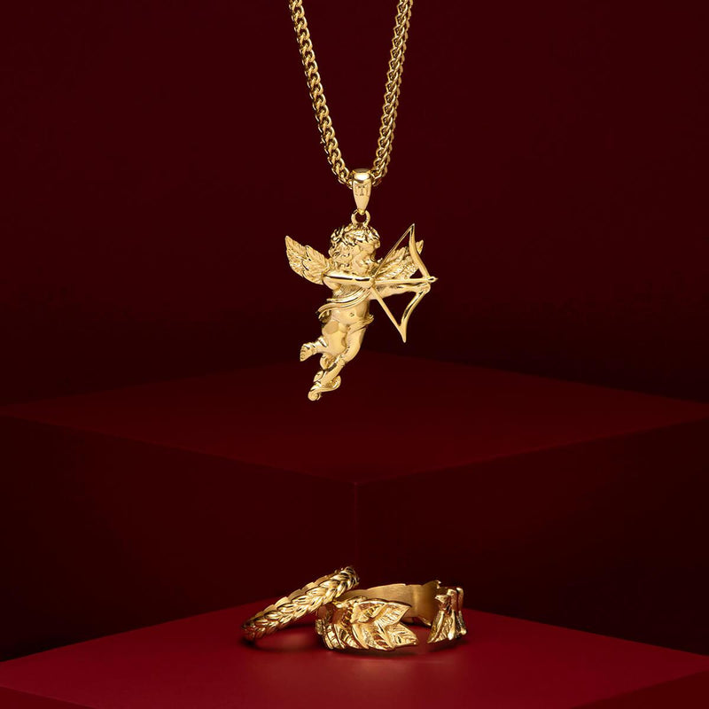 Cupid Pendant - Gold - Marcozo