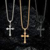 Medieval Cross Pendant - Gold - Marcozo
