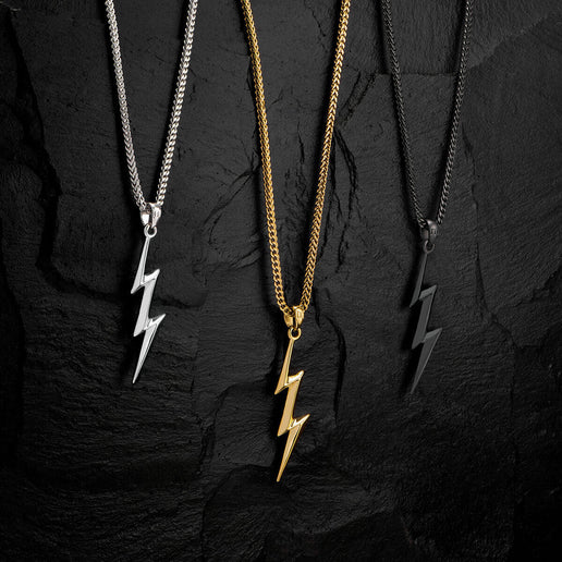 Thunderbolt Pendant - Gold - Marcozo