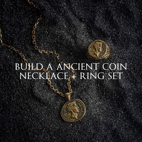 Build A Ancient Coin Necklace + Ring Set