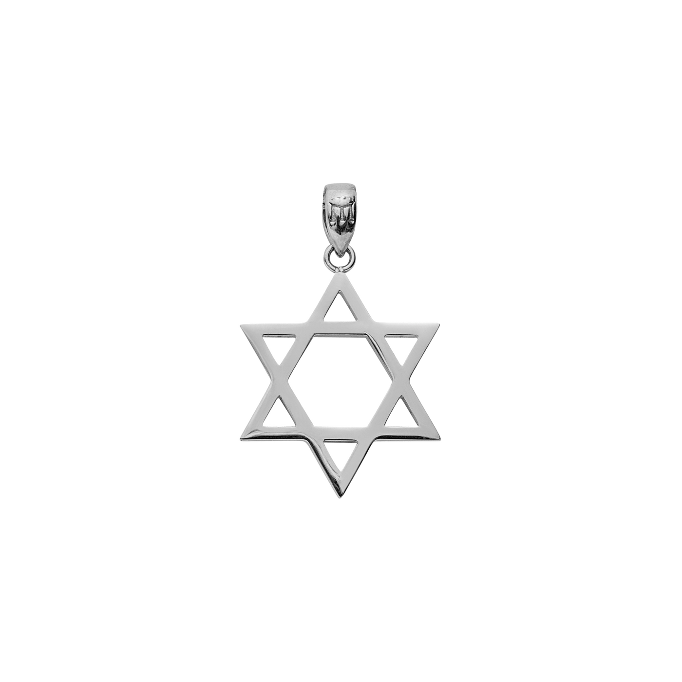 Buy Interwoven Star of David Pendant in 14k Gold, Classic Jewish Star  Necklace Pendant, Elegant Magen David Charm, Handmade in Israel Online in  India - Etsy