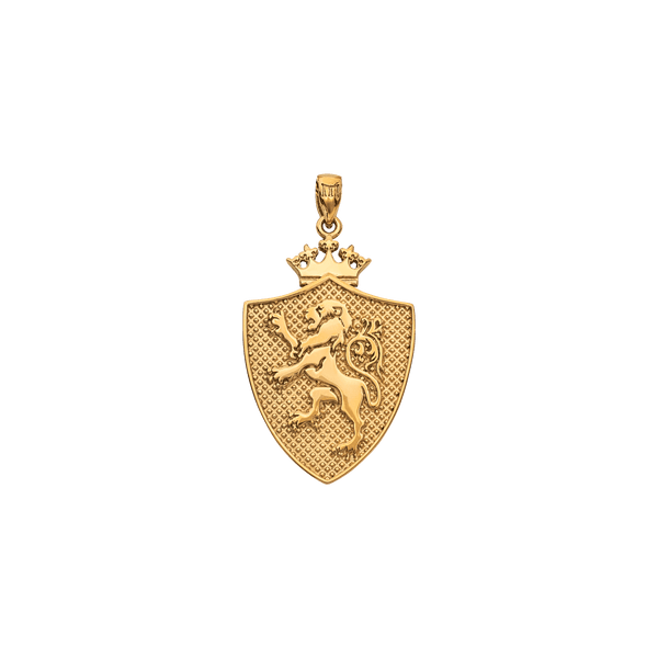 Royal Shield Pendant - Gold