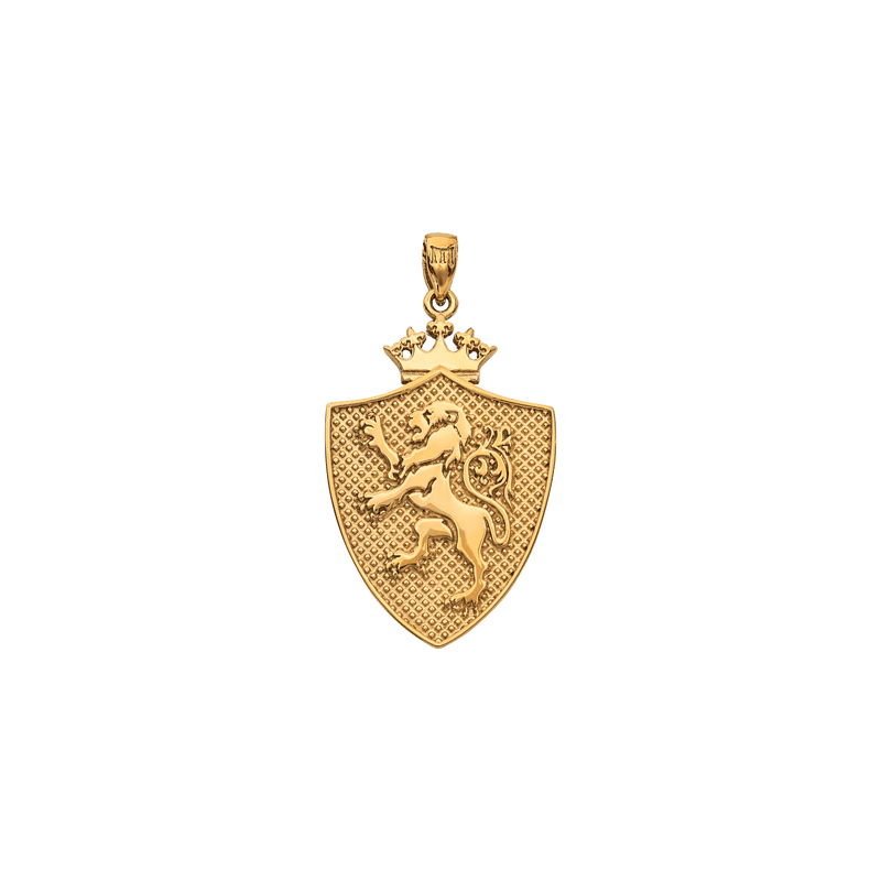 Royal Shield Pendant - Gold