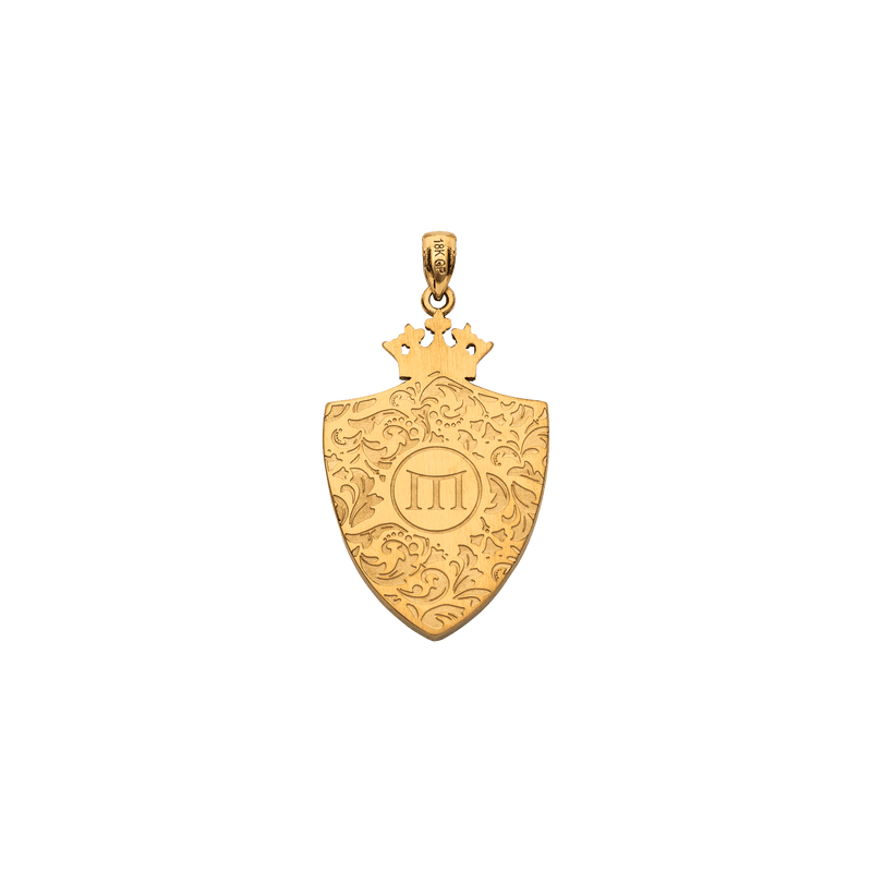 Royal Shield Pendant - Gold