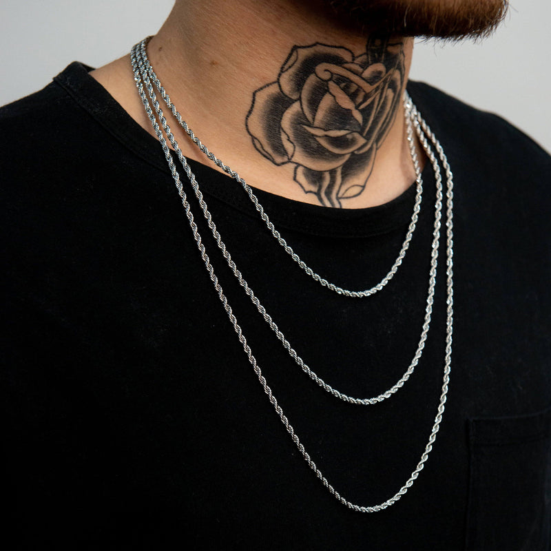 Rope Chain - White Gold - Marcozo