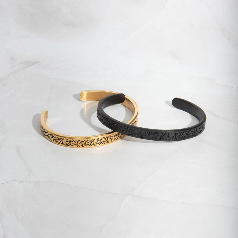 Acanthus Cuff - Black