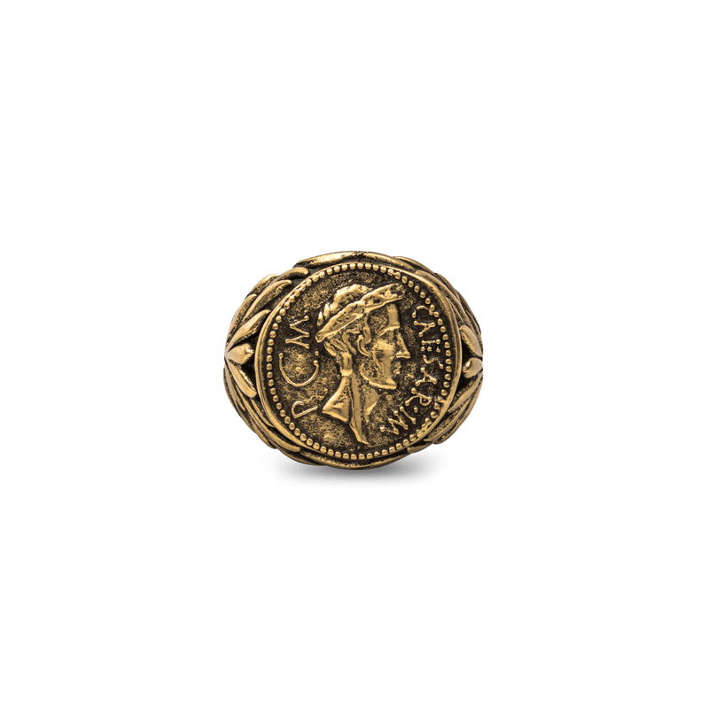 Julius Caesar Ring - Ancient Gold - Marcozo