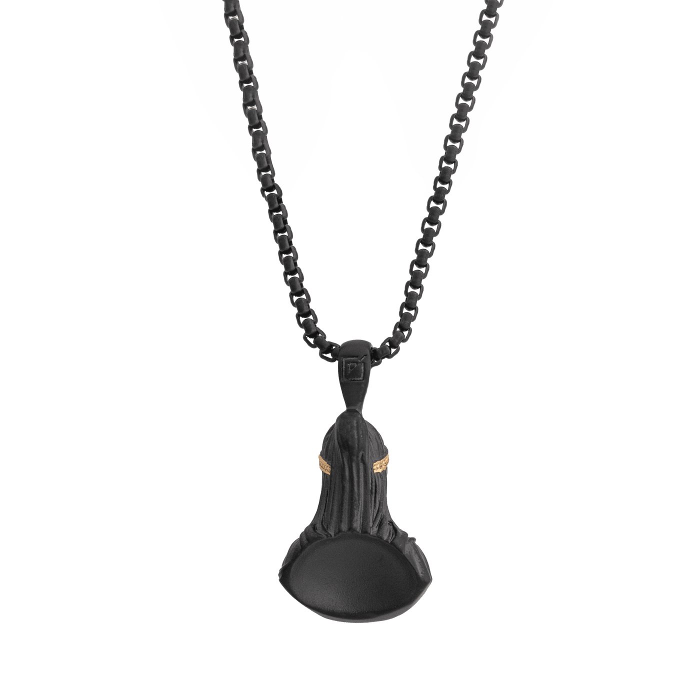 Veiled Lady Necklace - Black - Marcozo