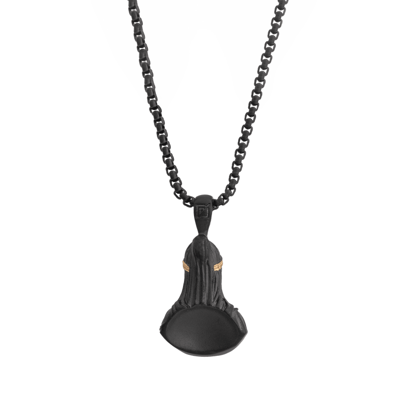 Veiled Lady Necklace - Black - Marcozo