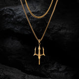 Trident Pendant - Gold - Marcozo