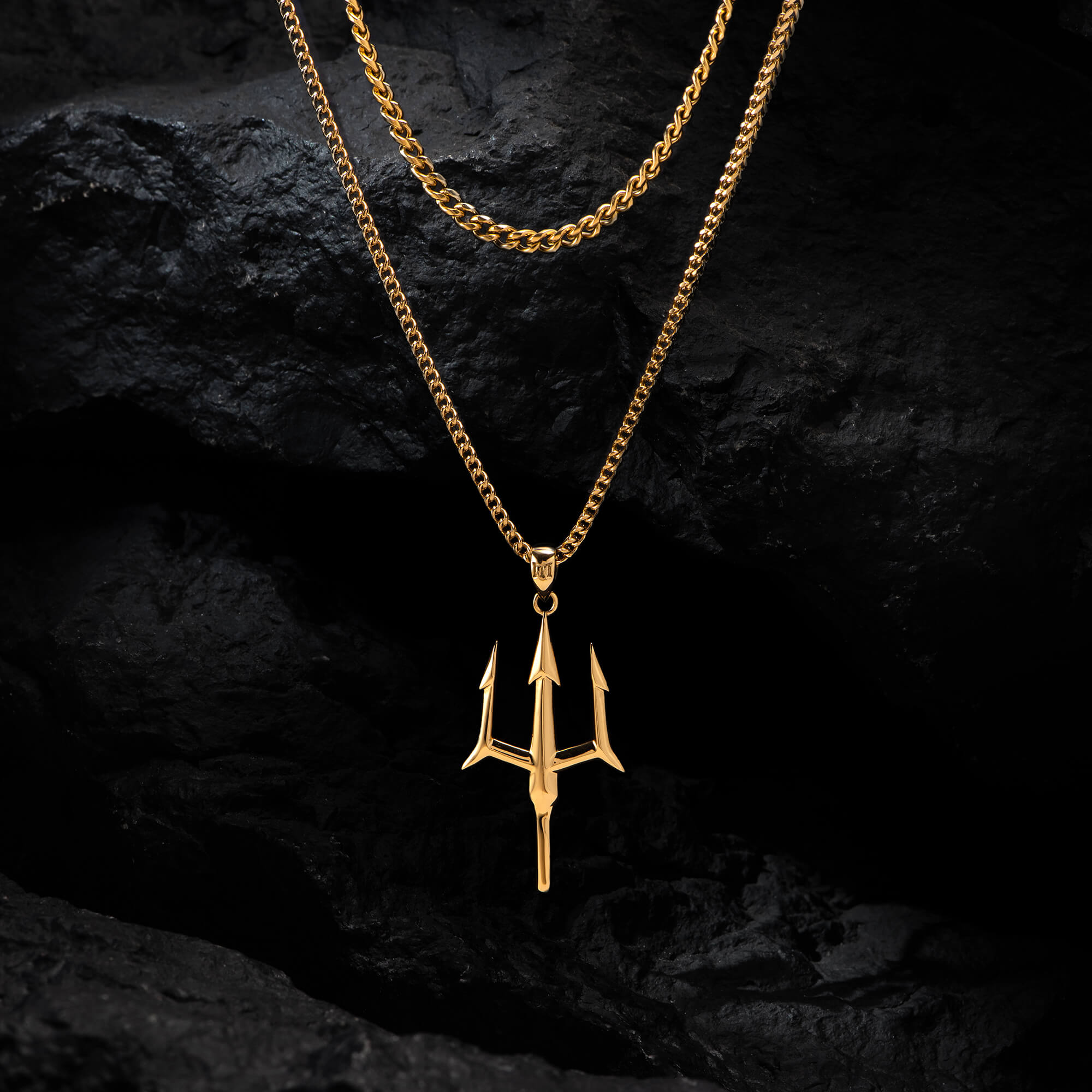 Trident Pendant - Gold - Marcozo