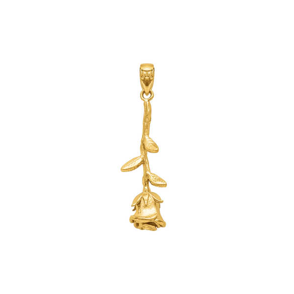Rose Pendant - Gold