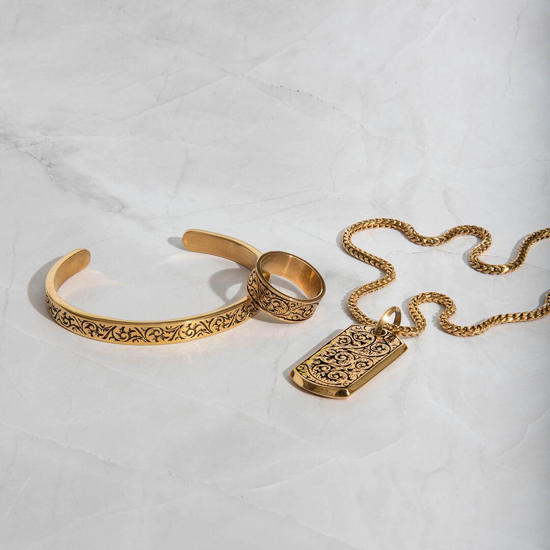 Acanthus Pendant - Gold - Marcozo