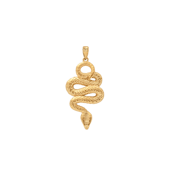 Serpent Pendant - Gold