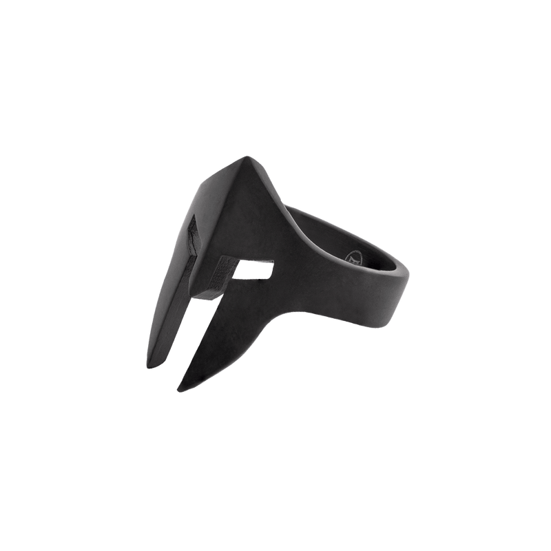 Spartan Helmet Ring - Black