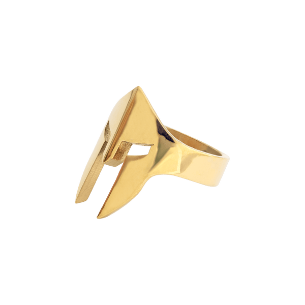 Spartan Helmet Ring - Gold