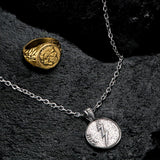 Zeus Pendant - Ancient Silver - Marcozo