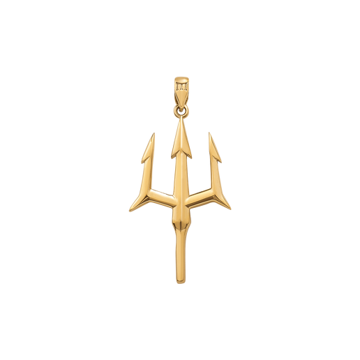 Trident Pendant - Gold