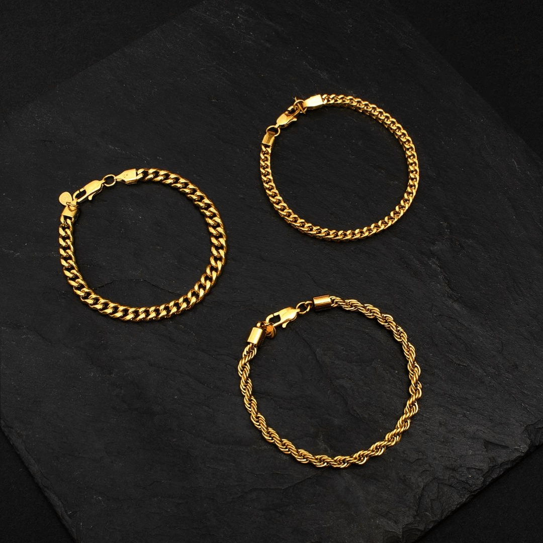 Cuban Link Bracelet - Gold - Marcozo