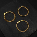 Cuban Link Bracelet - Gold - Marcozo