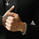 Wheat Bracelet - White Gold - Marcozo