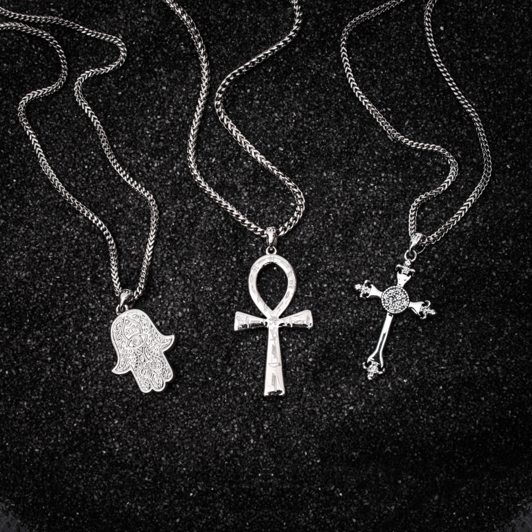 Ankh Pendant - White Gold - Marcozo