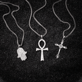 Ankh Pendant - White Gold - Marcozo