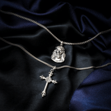Jesus Pendant - White Gold - Marcozo