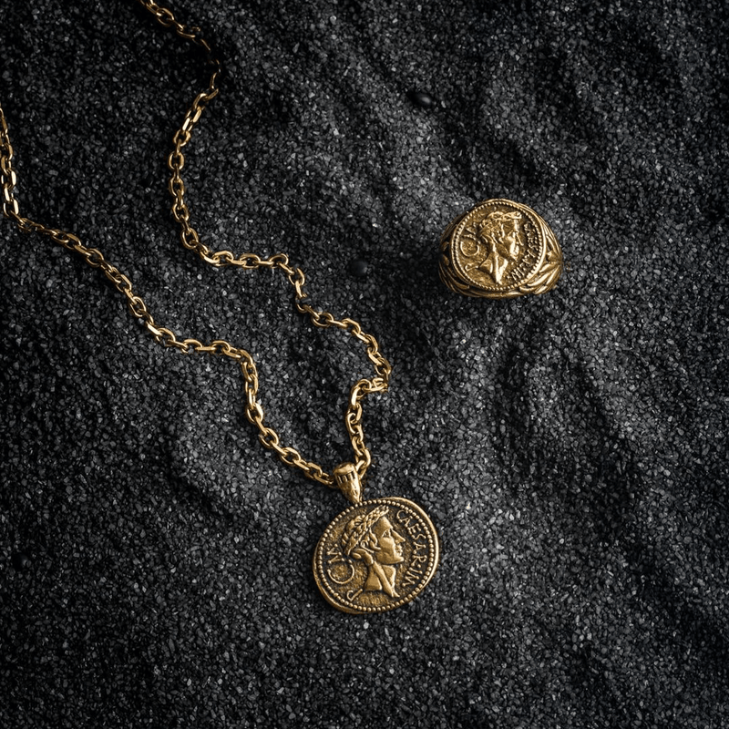 Julius Caesar Necklace - Ancient Gold