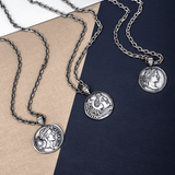 Julius Caesar Pendant - Ancient Silver - Marcozo