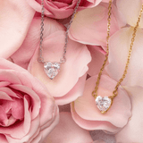 Heart Necklace - White Gold - Marcozo