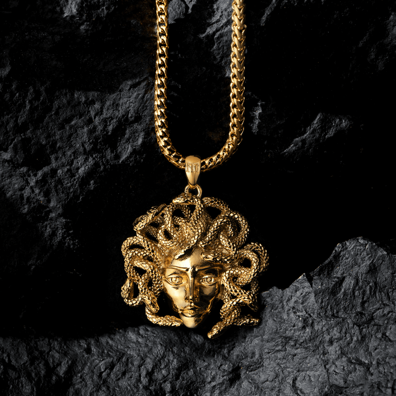 Medusa Pendant - Gold