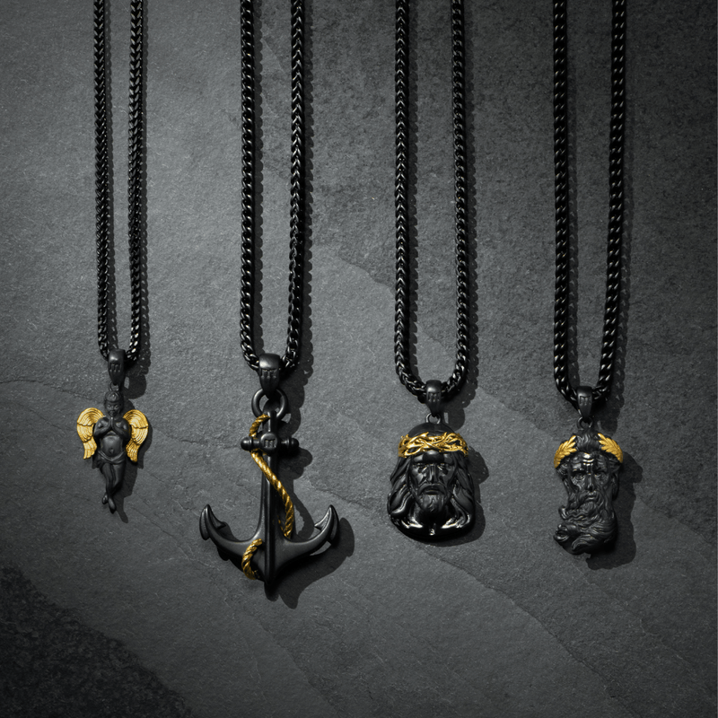 Poseidon Pendant - Black - Marcozo